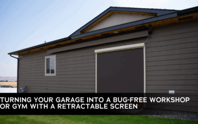 Turning Your Garage into a Bug-Free Workshop or Gym with a Retractable Screen